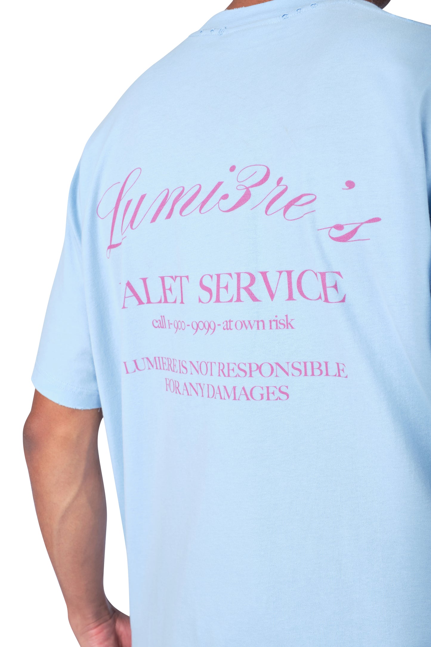 Valet Service T-shirt Baby Blue