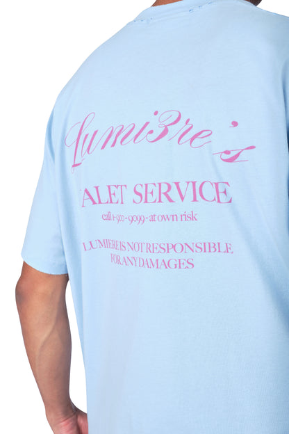 Valet Service T-shirt Baby Blue