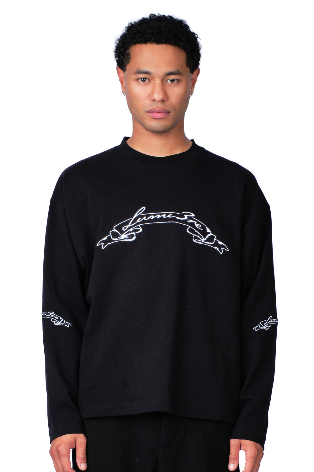 Warp Logo Longsleeve Black