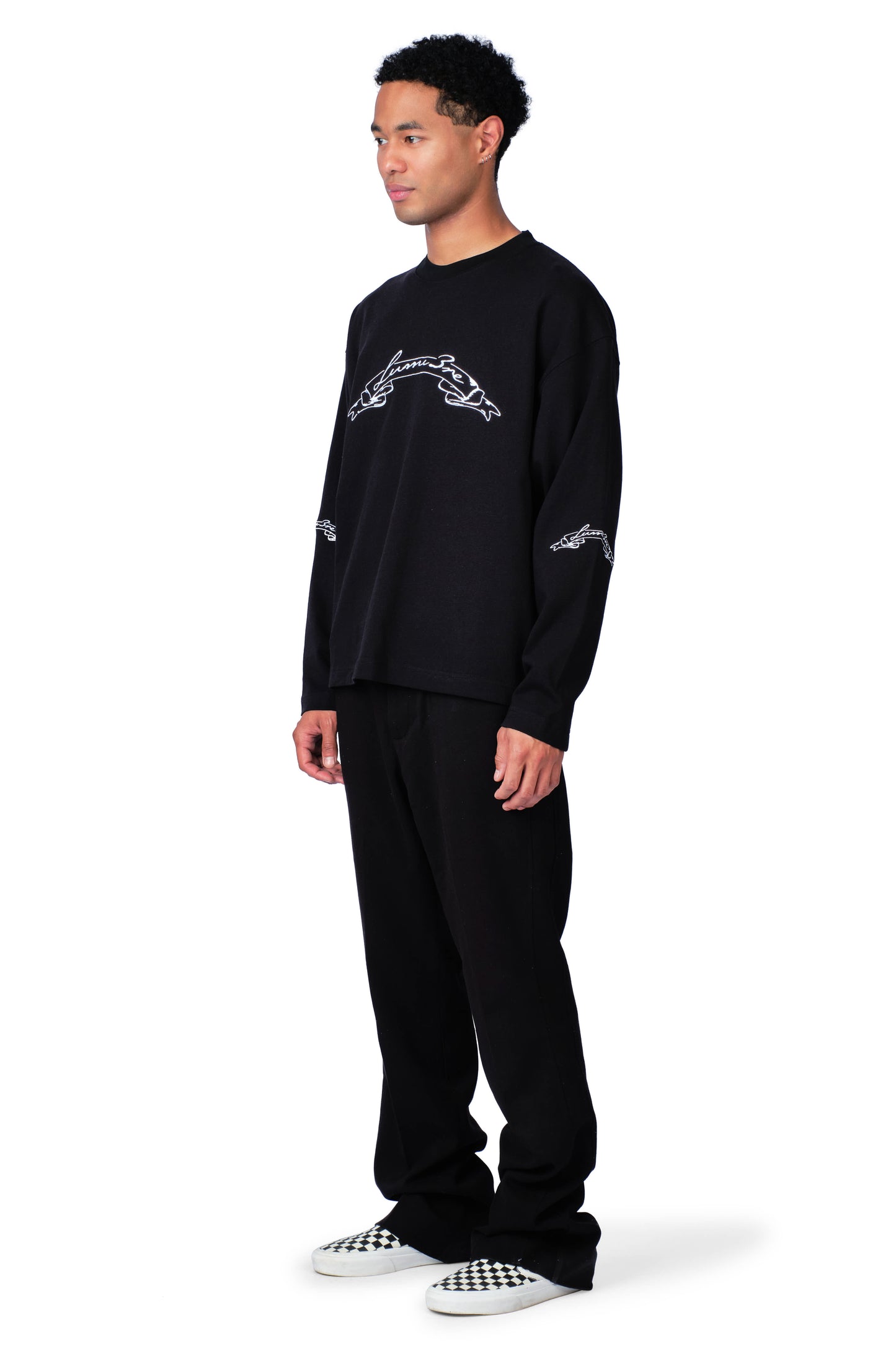 Warp Logo Longsleeve Black