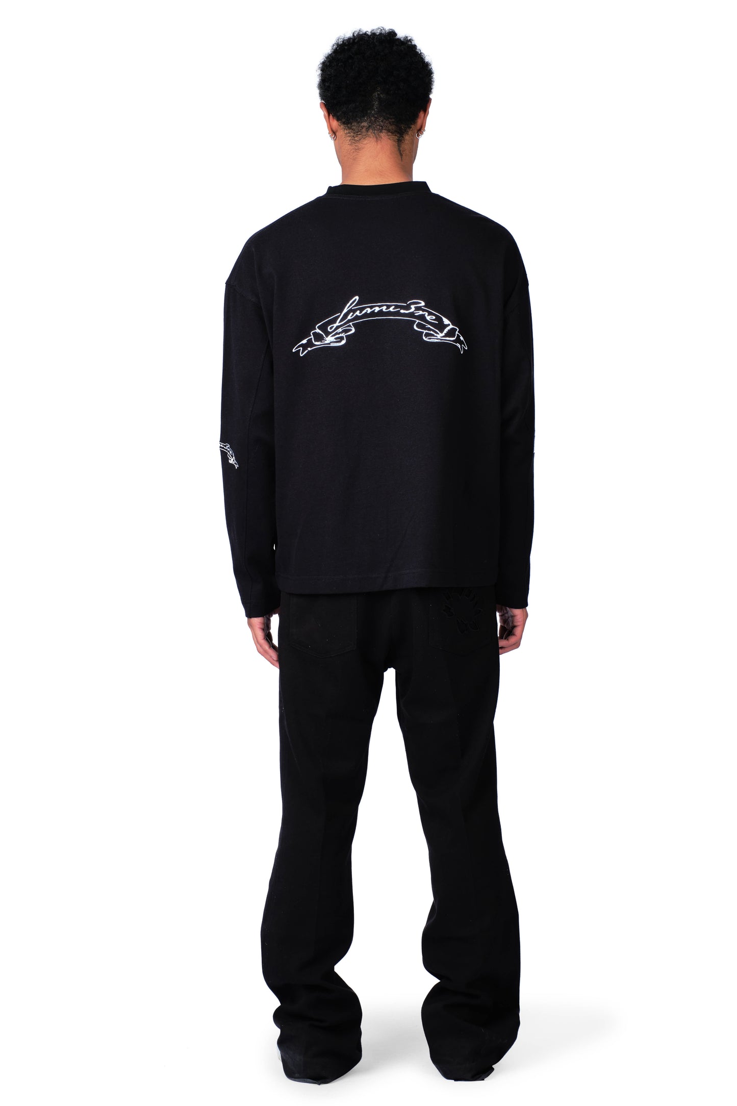 Warp Logo Longsleeve Black