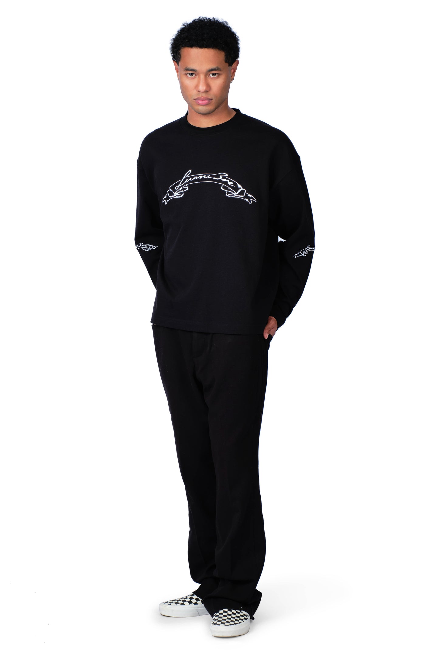 Warp Logo Longsleeve Black