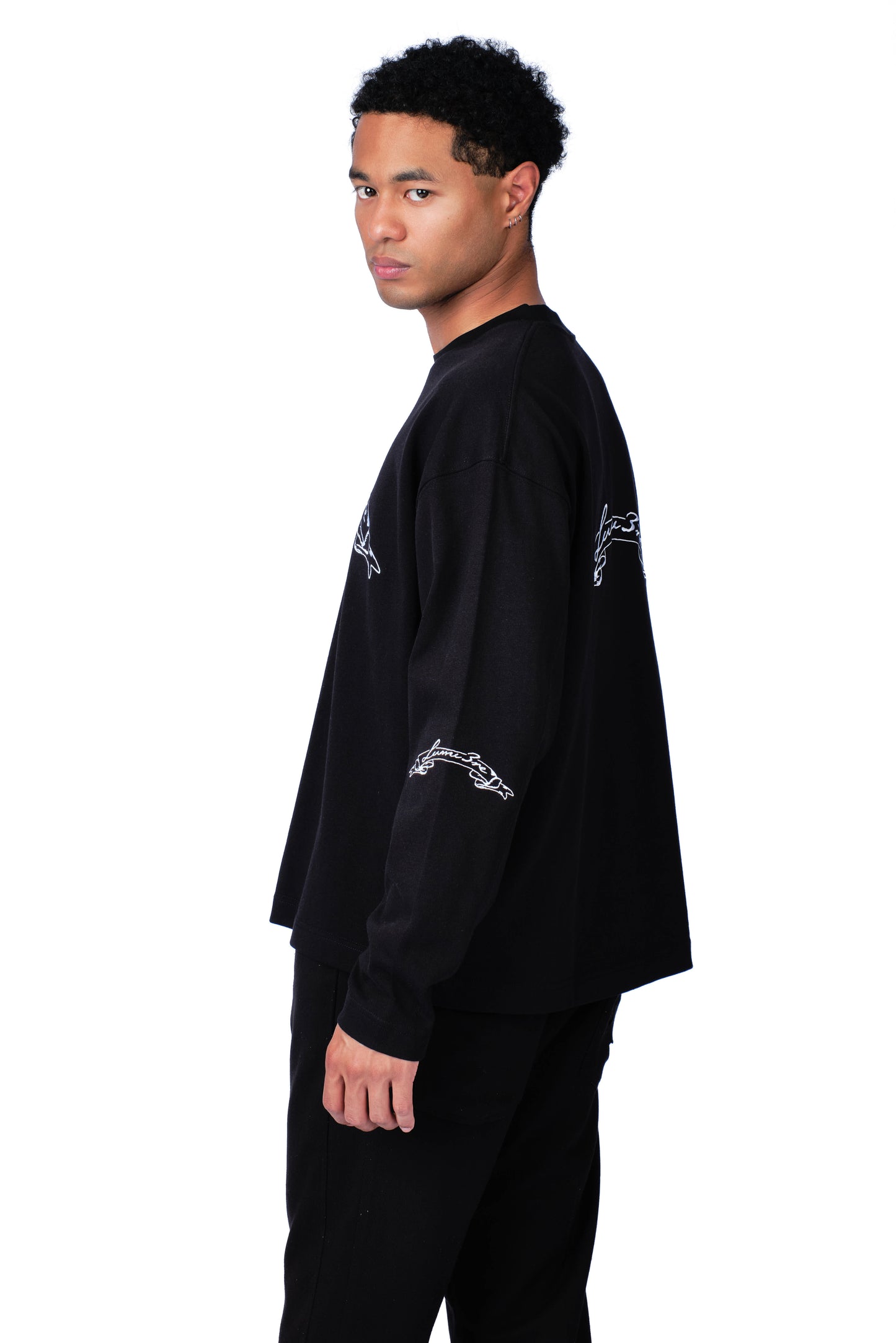 Warp Logo Longsleeve Black