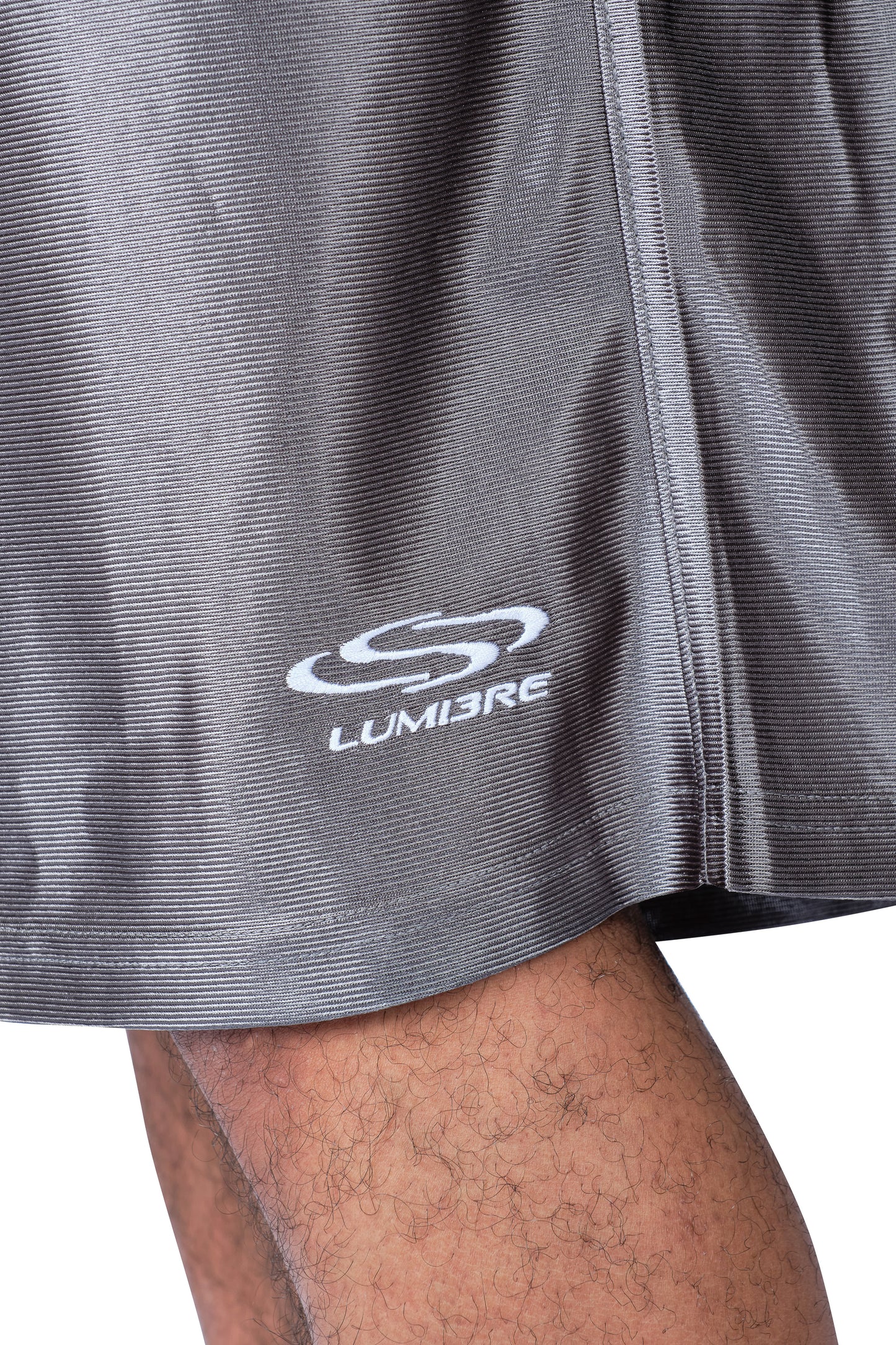 Wave Basketball Shorts Silver