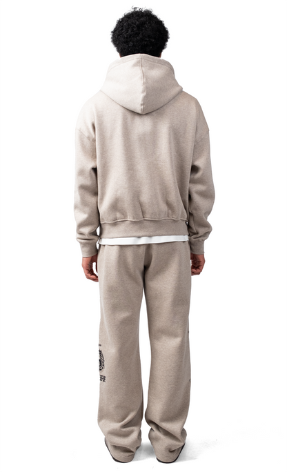 Brown Republique Zipper Tracksuit