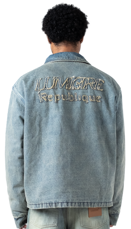 Destroyed Washed Denim jacket