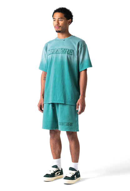 Fade Logo Short Washed Green