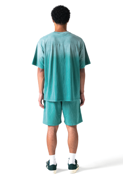 Fade Logo T-shirt Washed Green