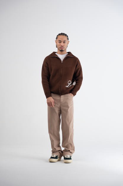 Flared Pantalon Beige