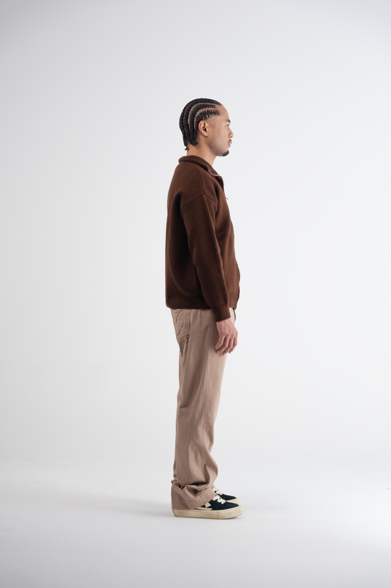 Flared Pantalon Beige