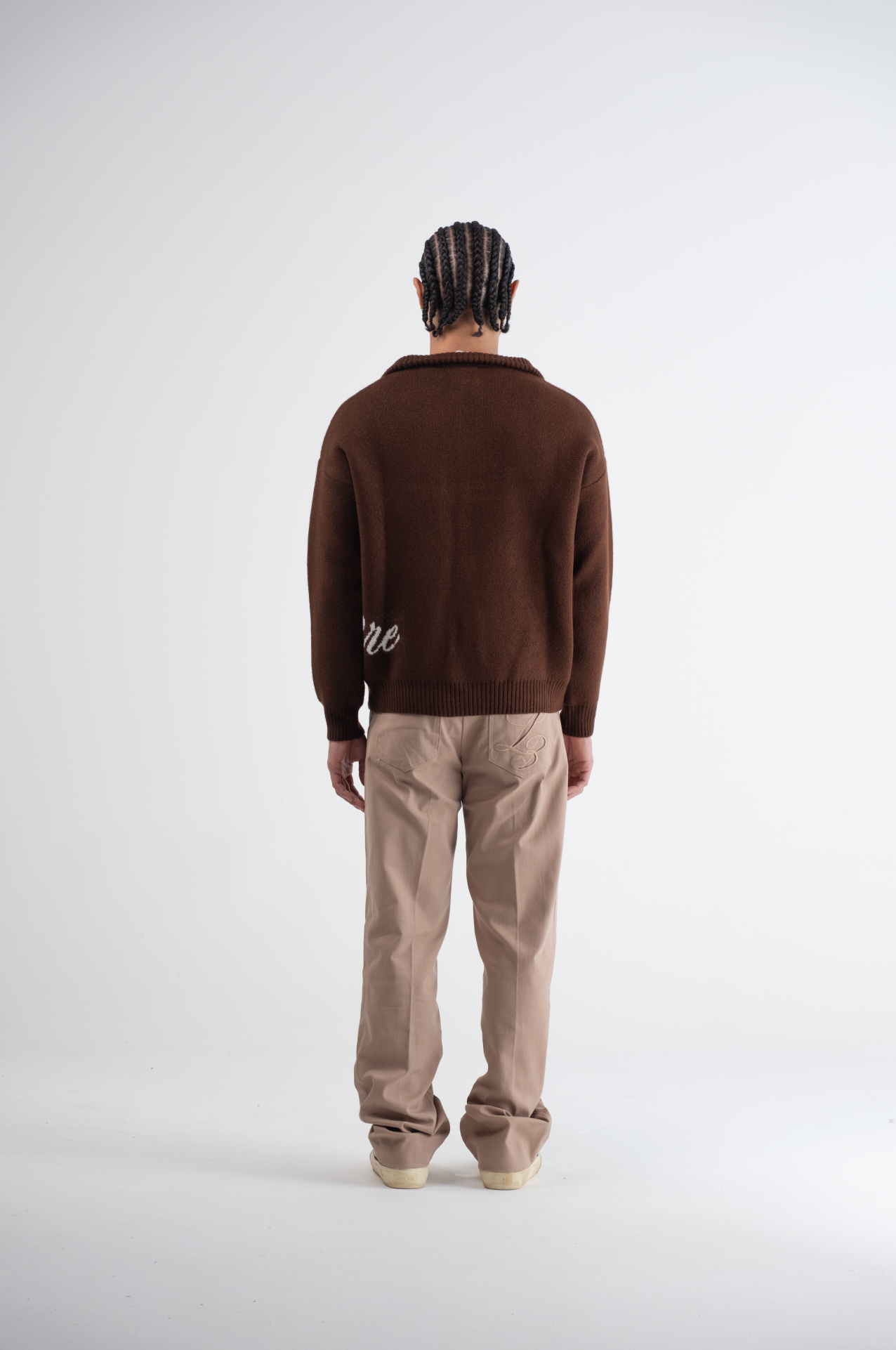 Flared Pantalon Beige