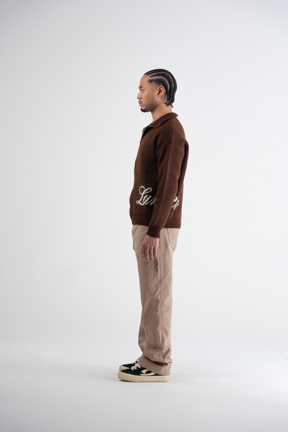 Flared Pantalon Beige