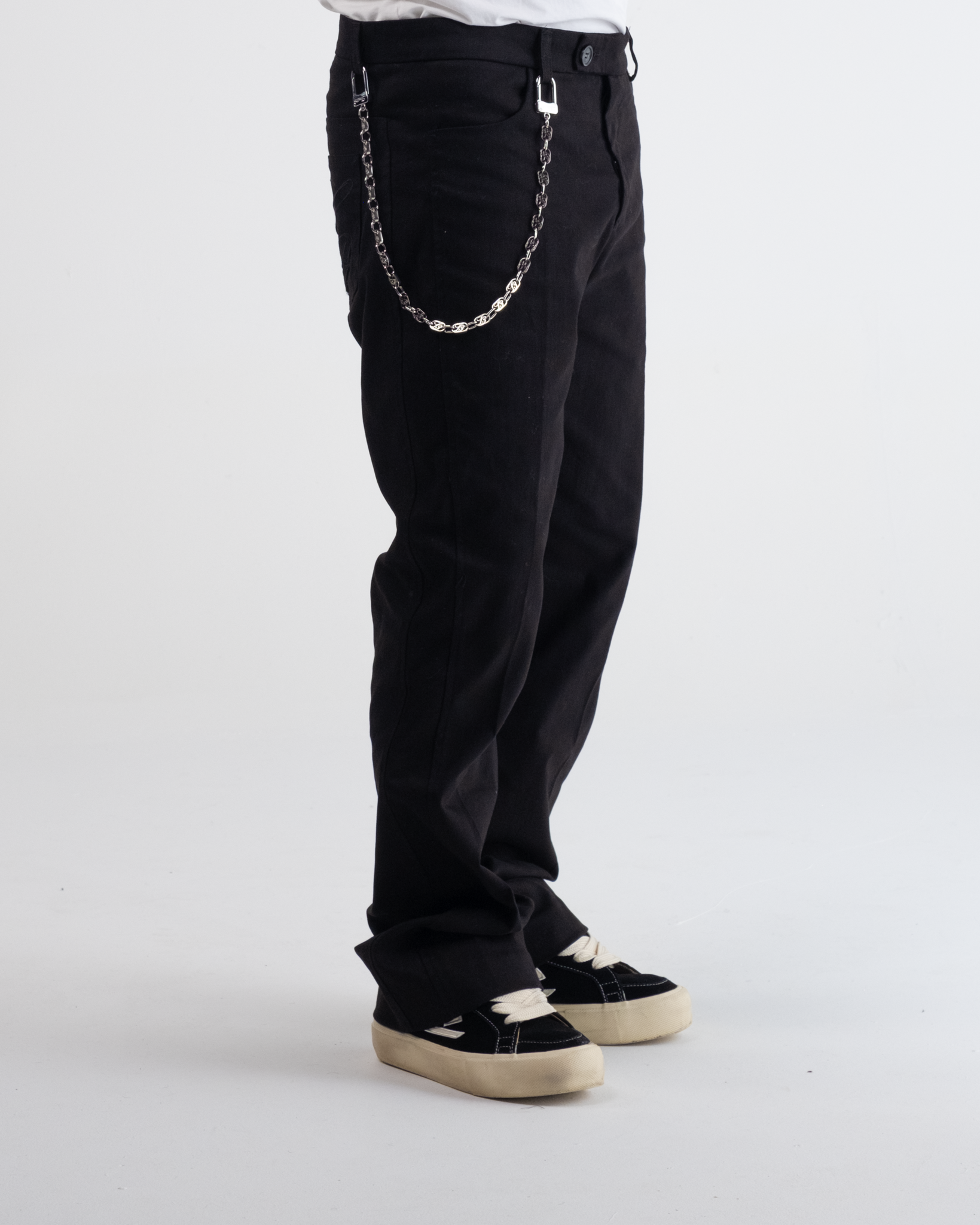 Flared Pantalon Black