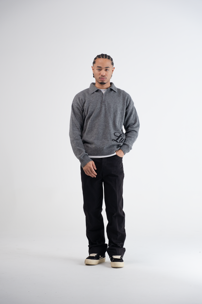 Flared Pantalon Black