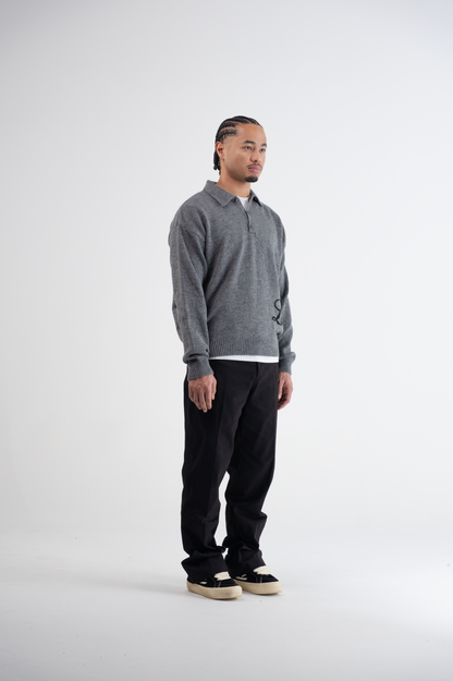 Flared Pantalon Black