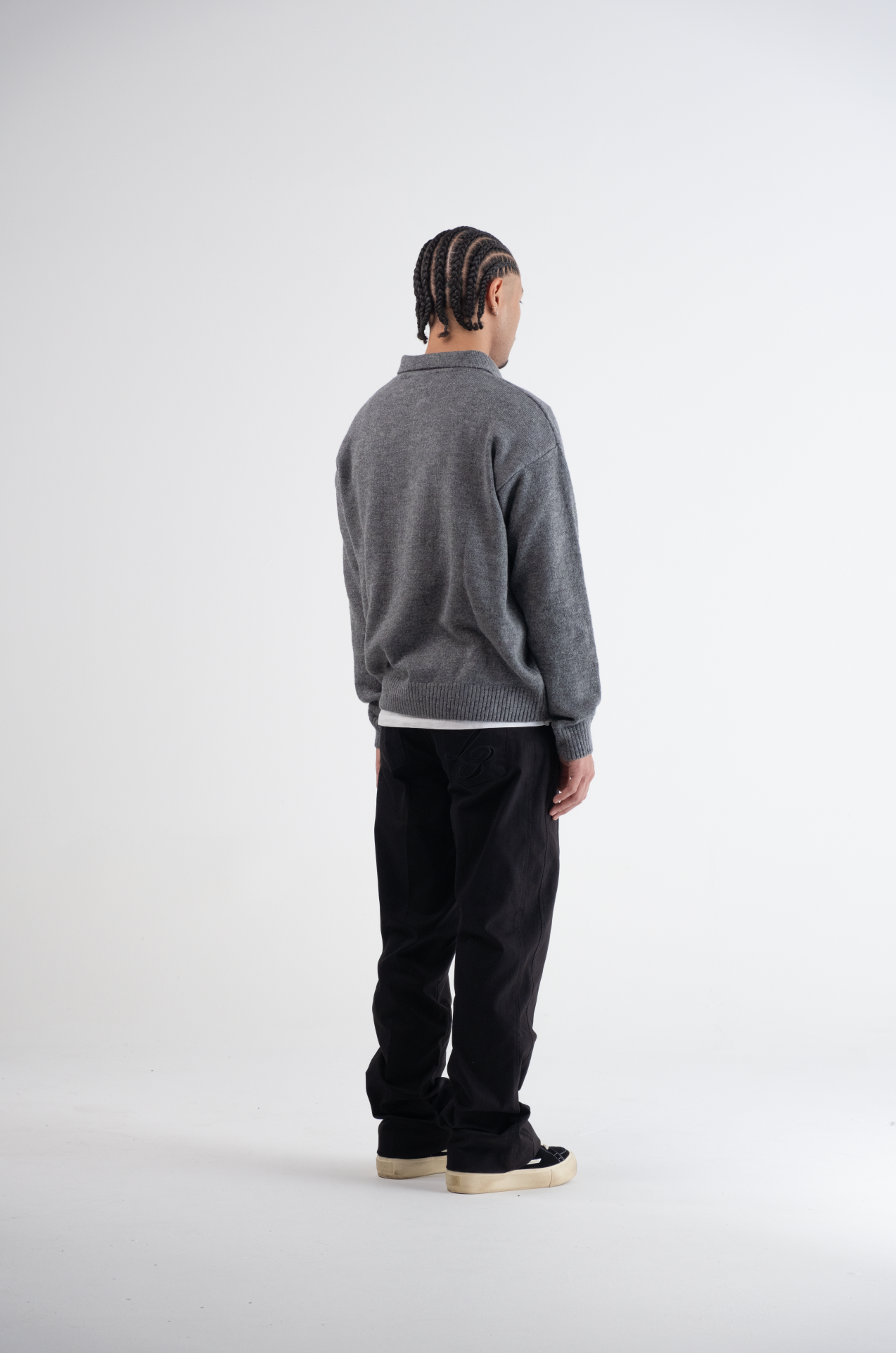 Flared Pantalon Black