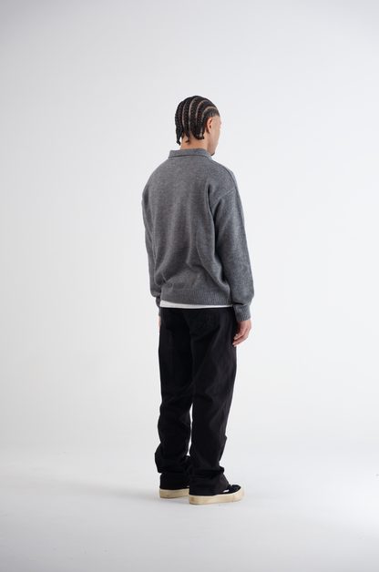 Flared Pantalon Black
