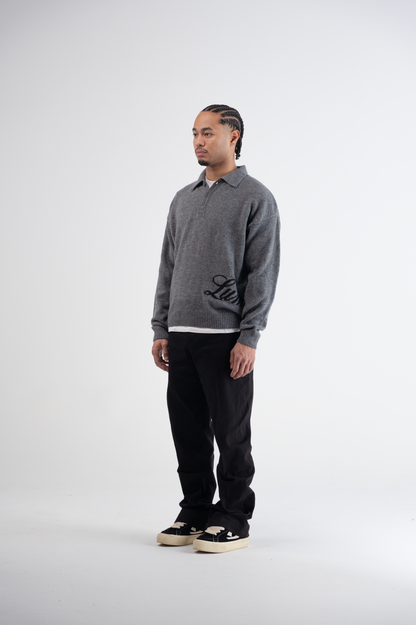 Flared Pantalon Black