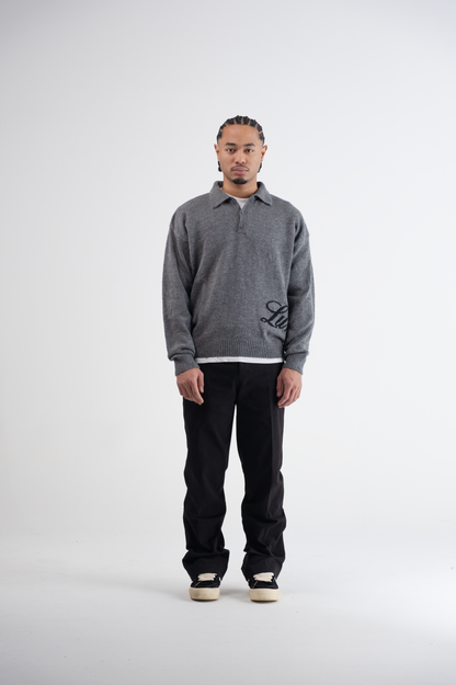 Flared Pantalon Black