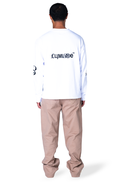 L3 Crest White Longsleeve