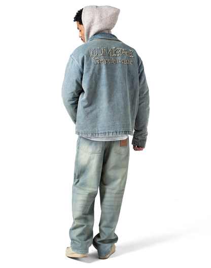 Leather Patch ‘1933’ Jeans (Man)