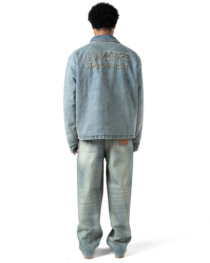 Leather Patch ‘1933’ Jeans (Man)