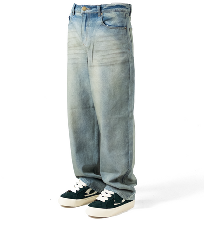 Leather Patch ‘1933’ Jeans (Woman)