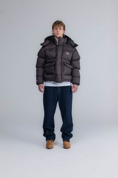 LUMI-TEX Puffer Jacket Brown