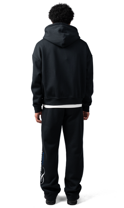 Lumi3re Toujours Black Zipper Tracksuit