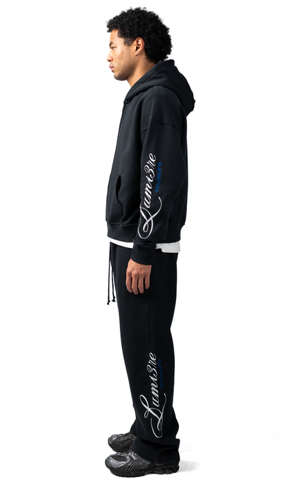 Lumi3re Toujours Black Zipper Tracksuit