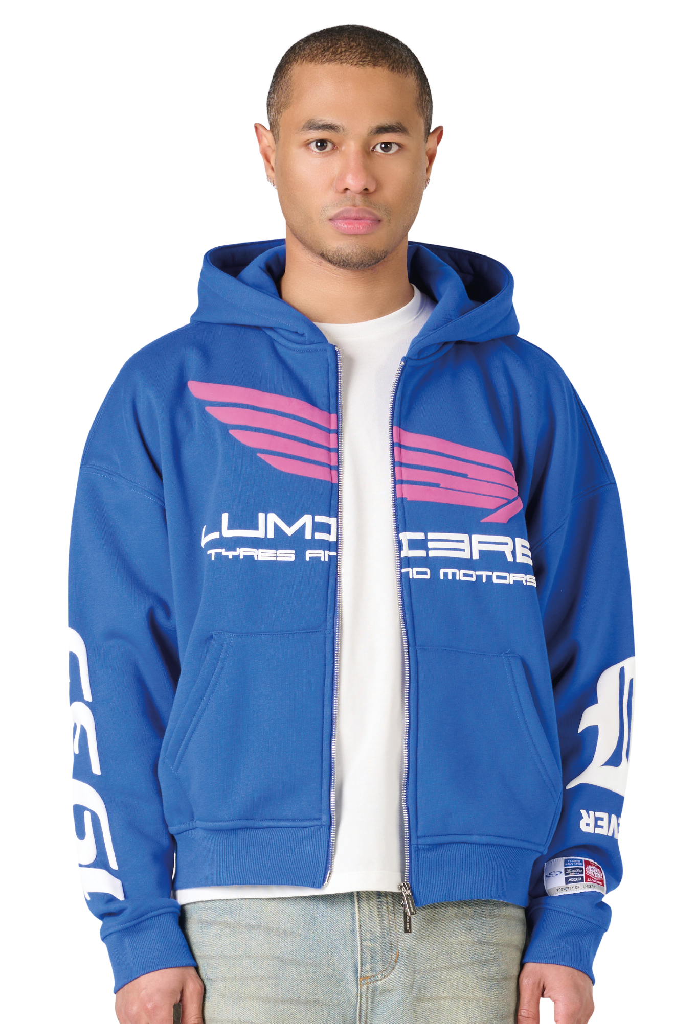 Lumi3re Tyres Zipper Hoodie