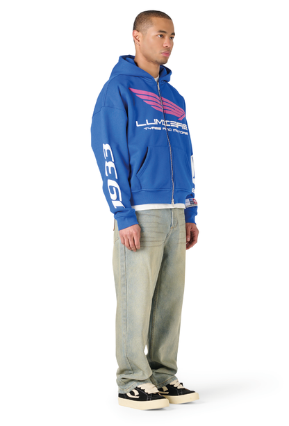 Lumi3re Tyres Zipper Hoodie