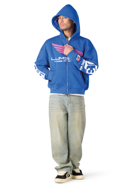 Lumi3re Tyres Zipper Hoodie