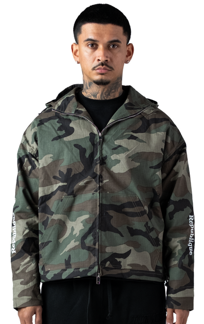 Republique Camo Windbreaker