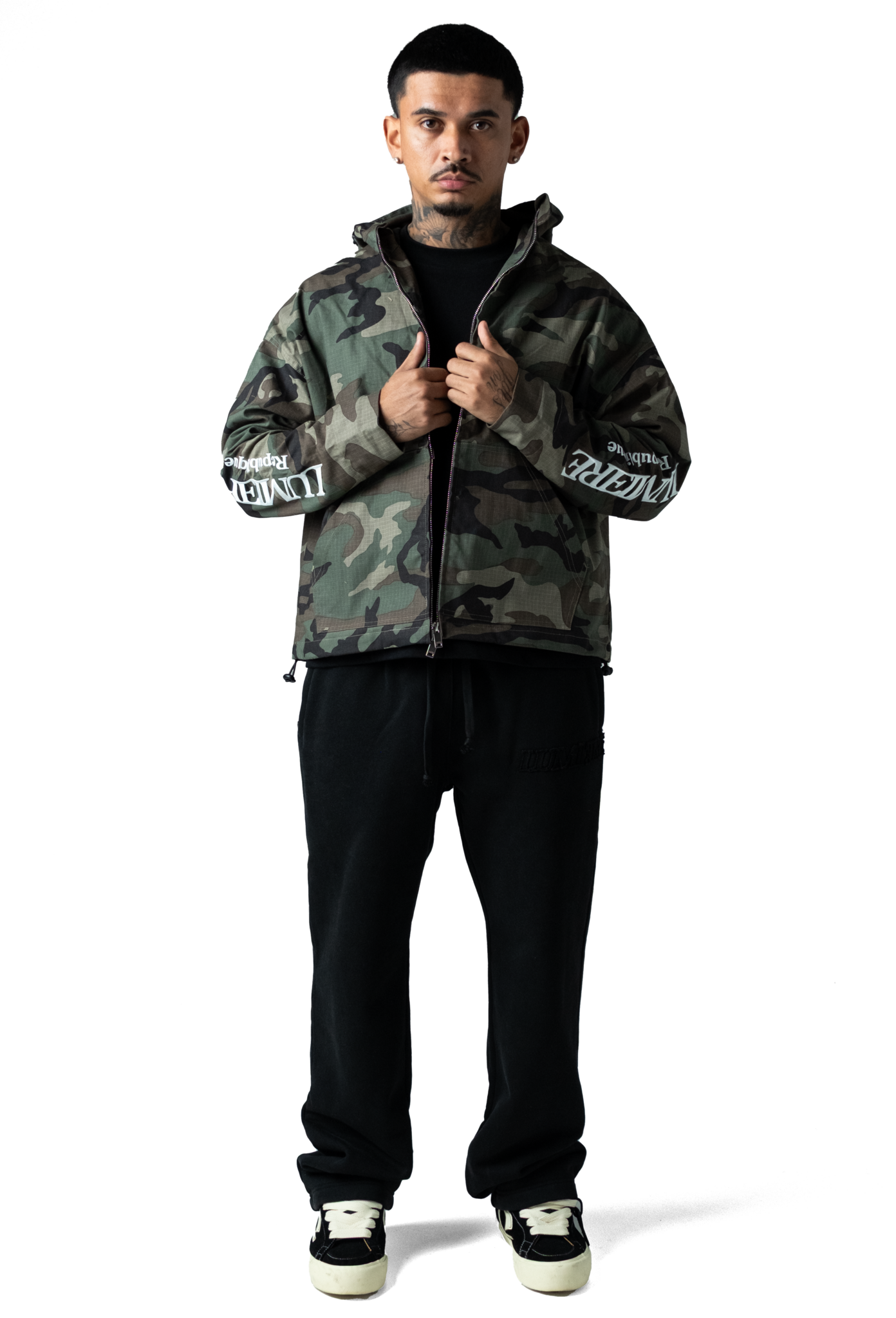 Republique Camo Windbreaker