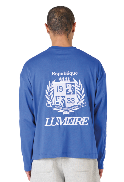 Republique Longsleeve T-shirt Blue