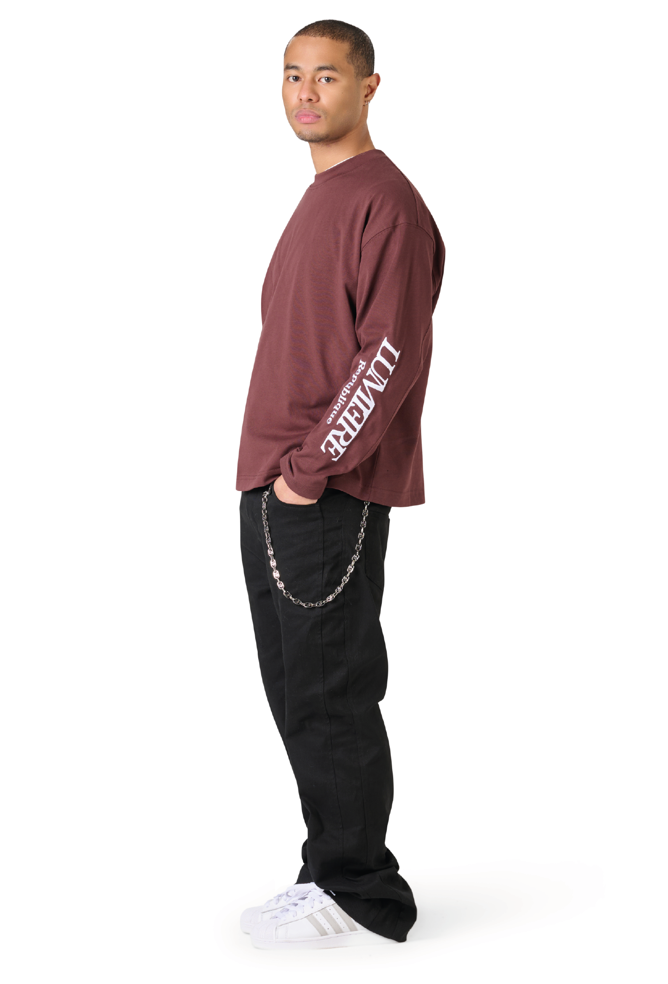 Republique Longsleeve T-shirt Brown