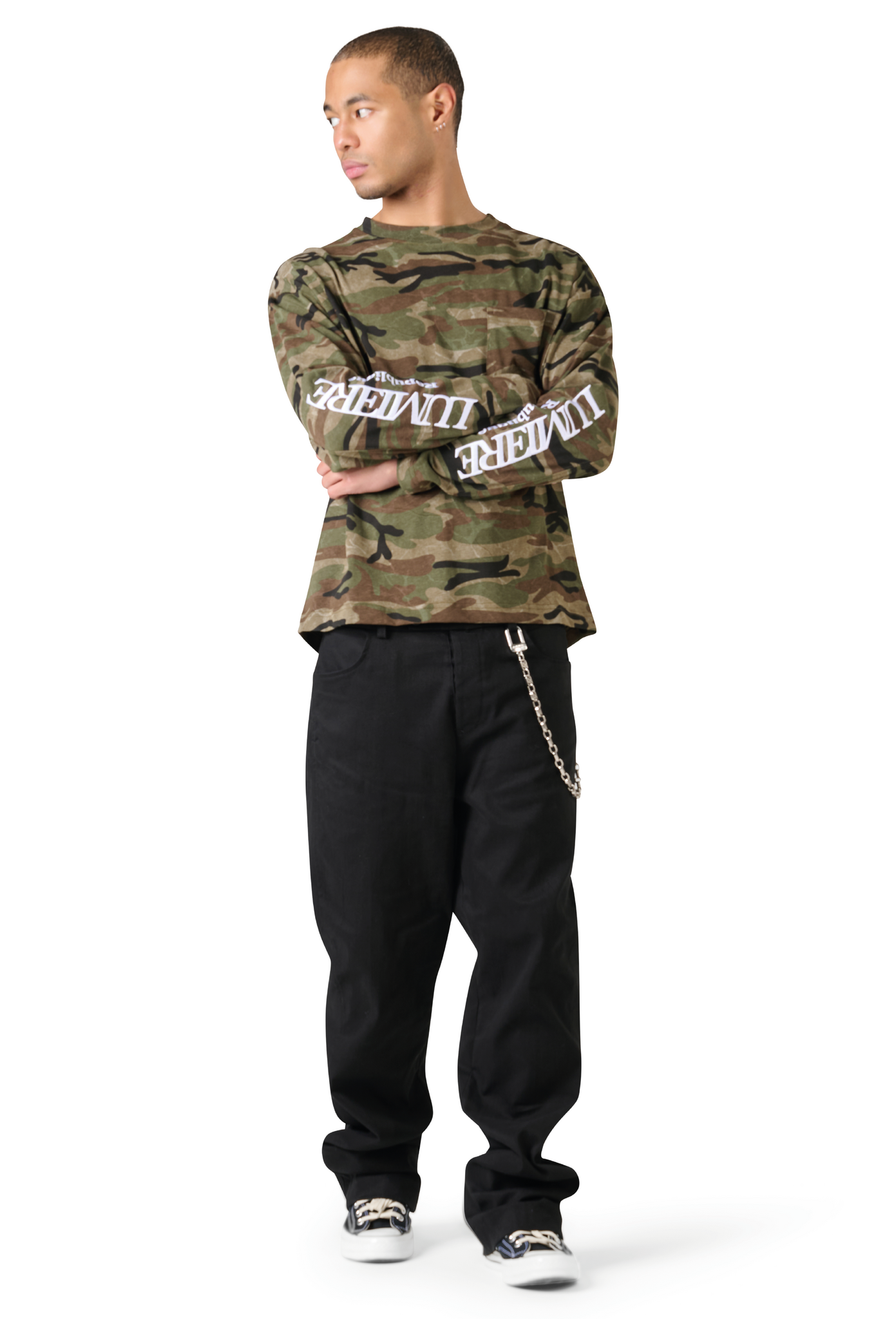 Republique Longsleeve T-shirt Camo