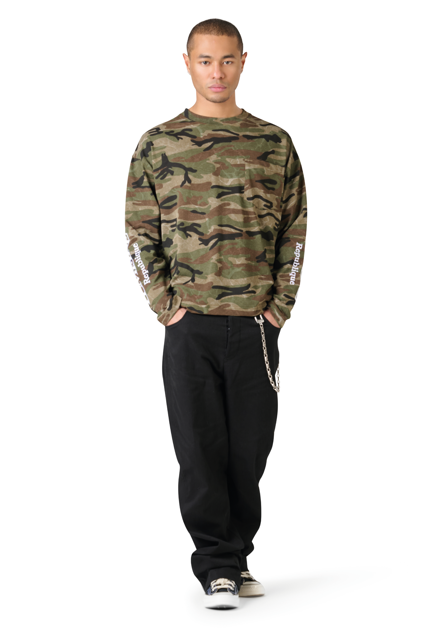 Republique Longsleeve T-shirt Camo