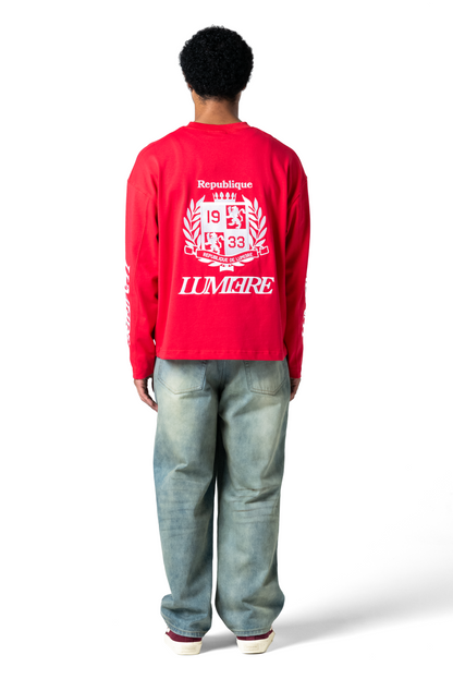 Republique Longsleeve T-shirt Red