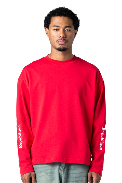 Republique Longsleeve T-shirt Red