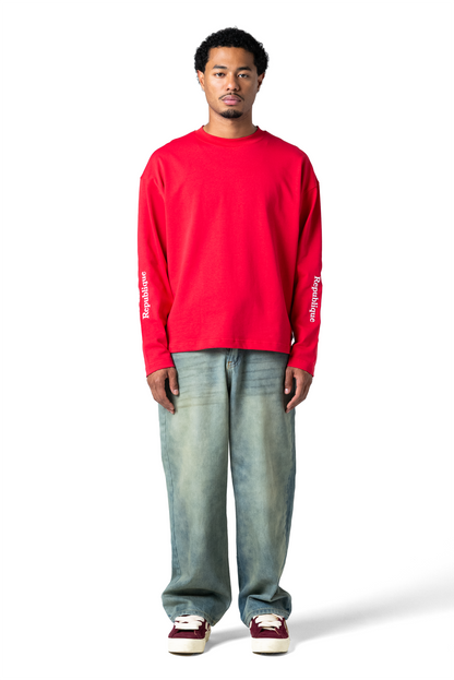 Republique Longsleeve T-shirt Red