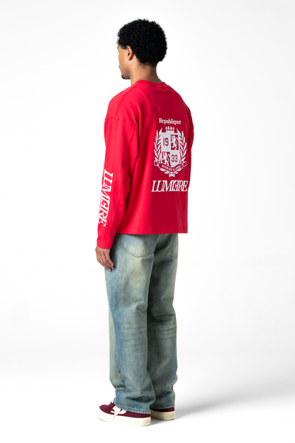Republique Longsleeve T-shirt Red