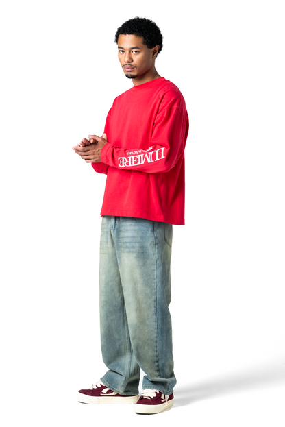Republique Longsleeve T-shirt Red