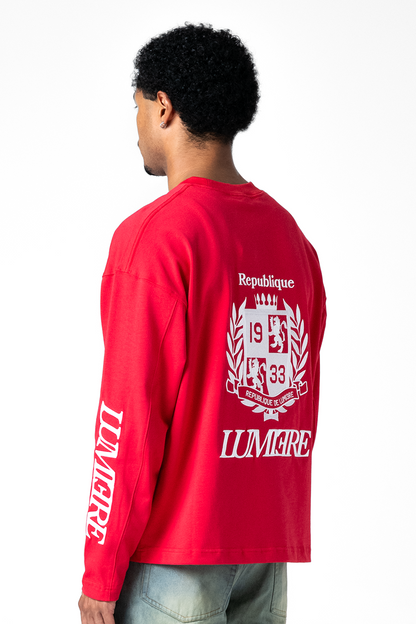 Republique Longsleeve T-shirt Red