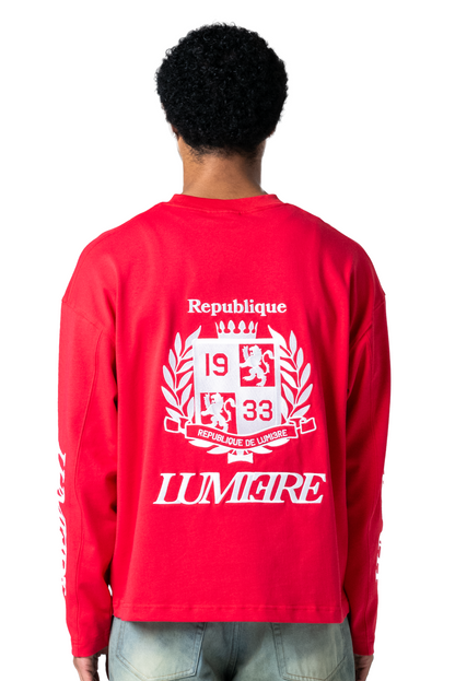 Republique Longsleeve T-shirt Red