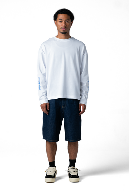 Republique Longsleeve T-shirt White