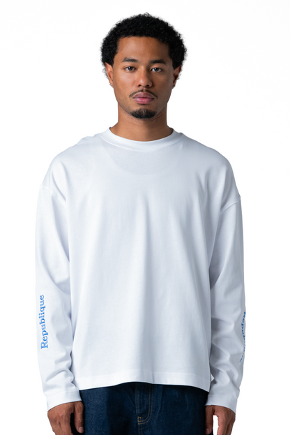 Republique Longsleeve T-shirt White