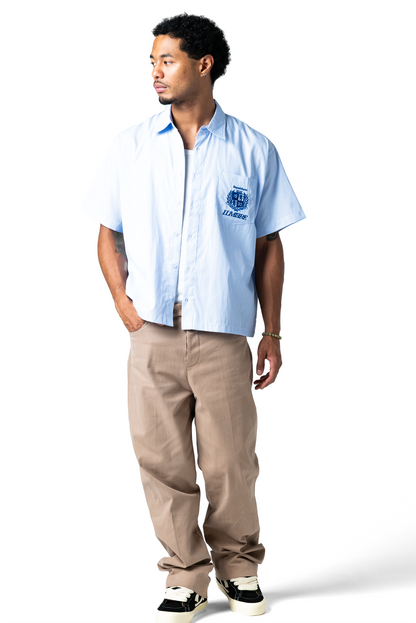 Republique Striped Button Shirt