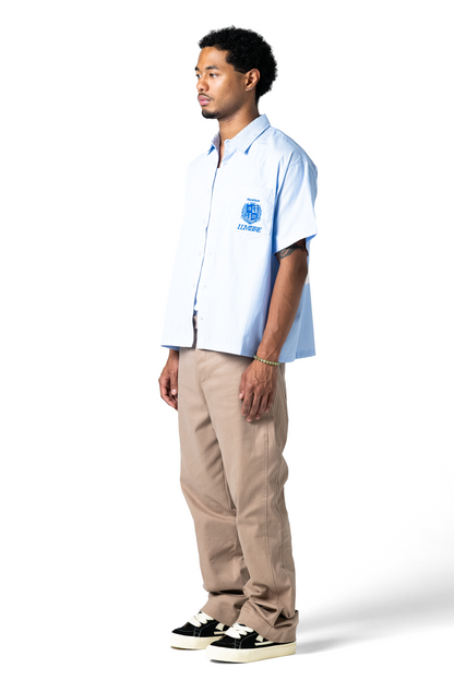 Republique Striped Button Shirt